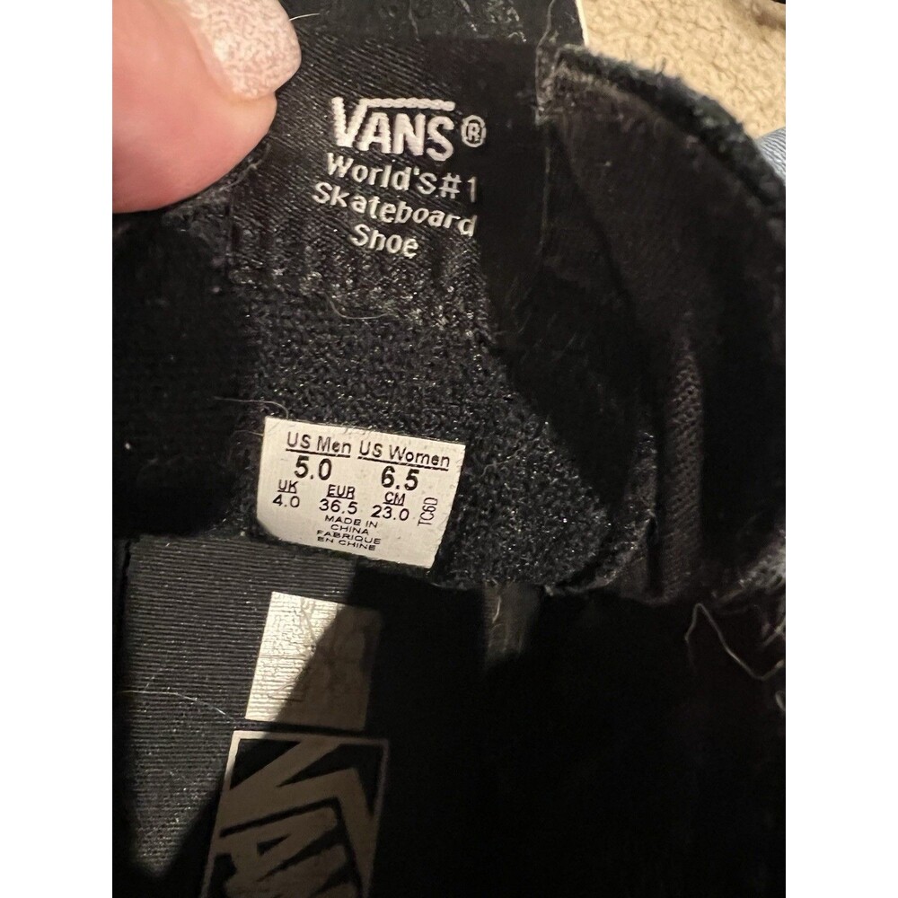 Vans Sk8 Hi Suede/Canvas Paisley Colorblock Sneakers Women's Size 6.5 Mens 5 - Picture 6 of 7